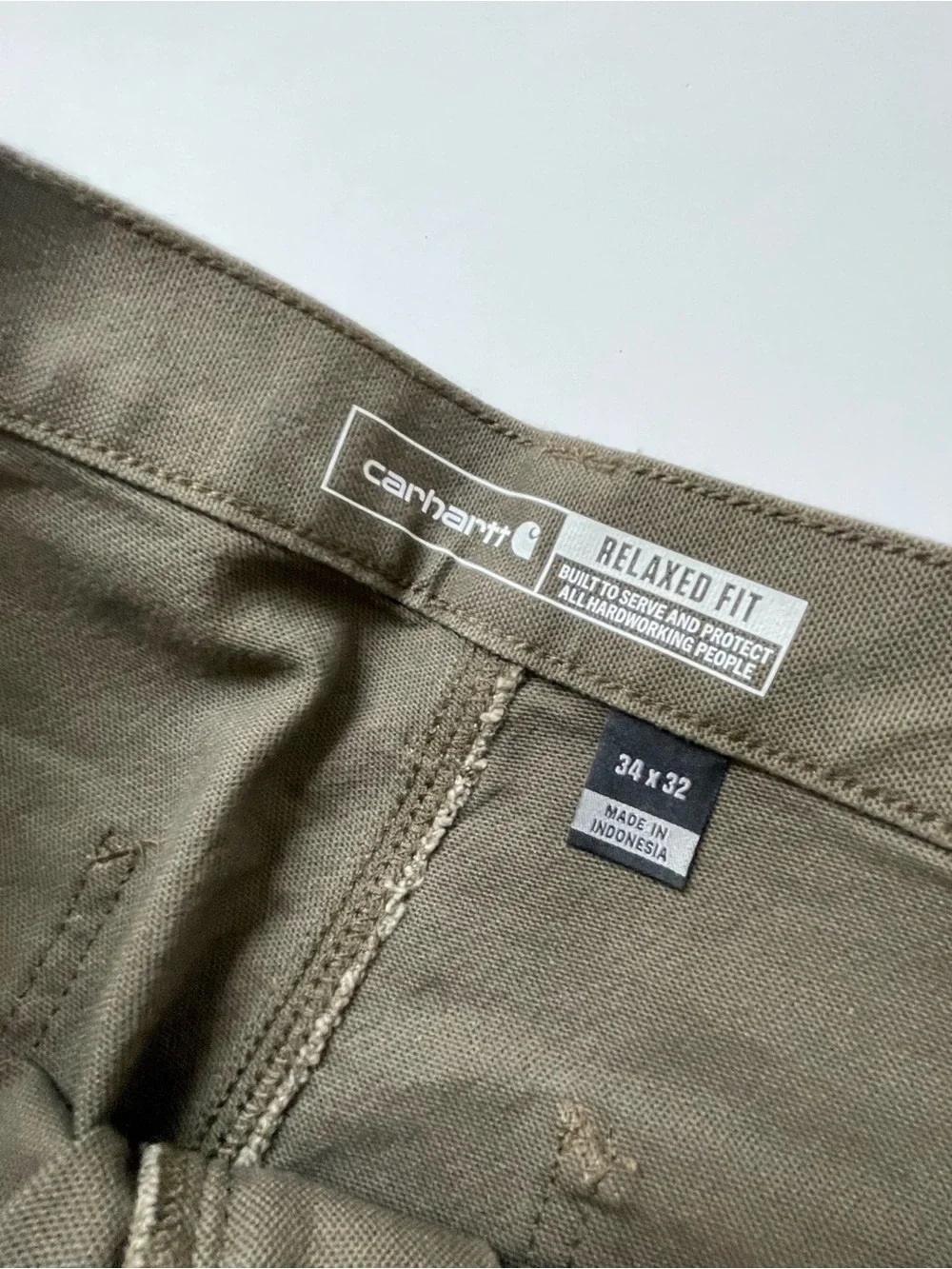 Carhartt Men’s Olive Work Pants - Rugged Utility Trousers